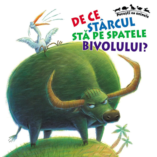 De ce stârcul stă pe spatele bivolului?