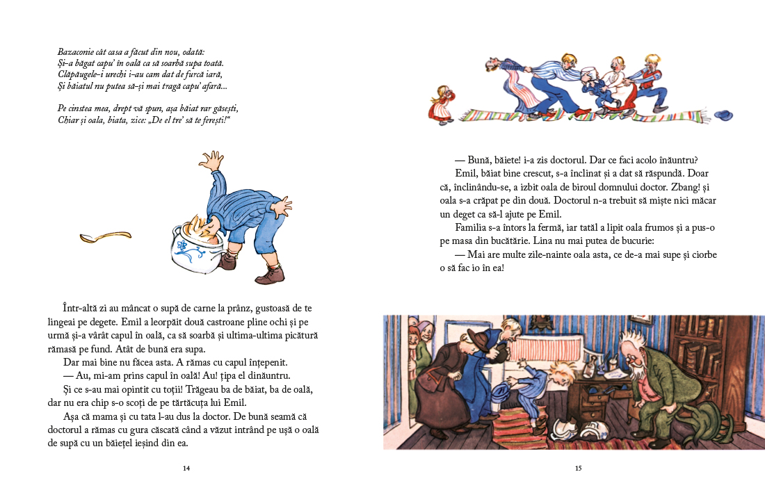 Băiatul acela, Emil de Astrid Lindgren ilustrații de Björn Berg