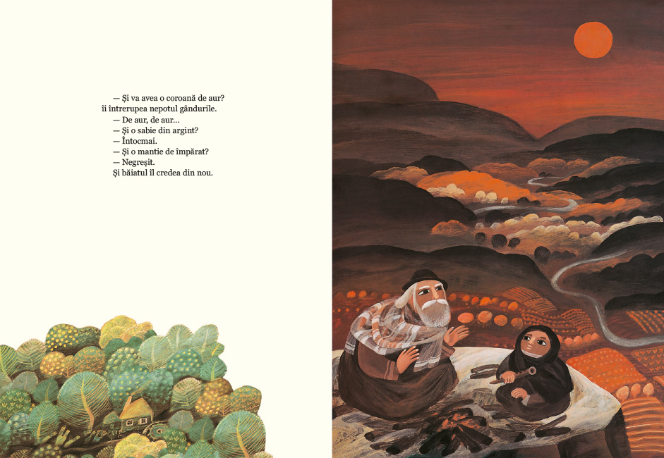 Cântecul păstorului de Max Bolliger ilustrații de Štěpán Zavřel