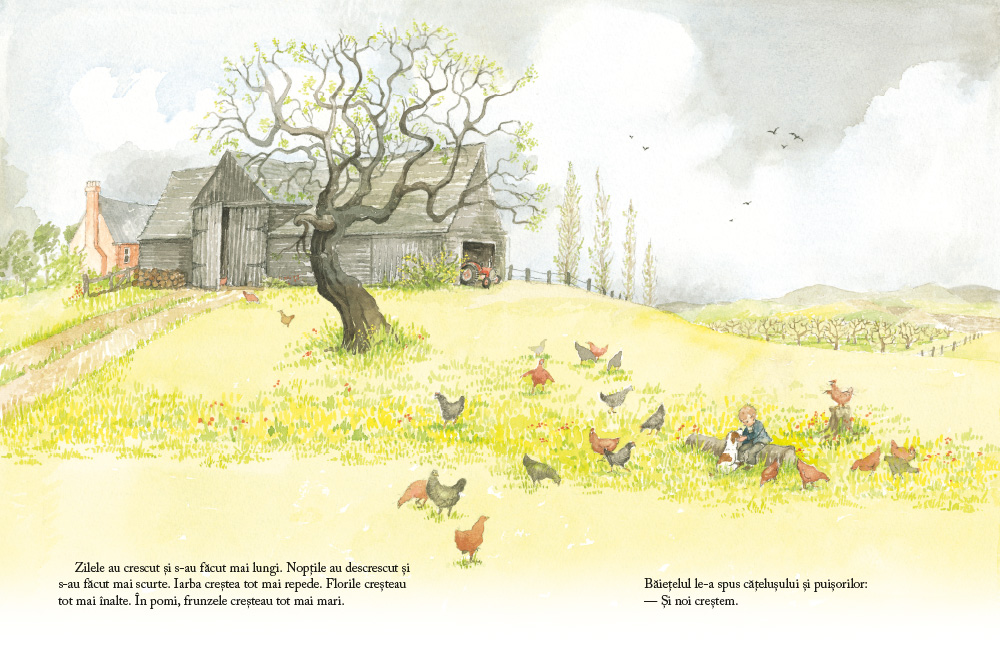 Cărticica de crescut de Ruth Krauss ilustrații de Helen Oxenbury