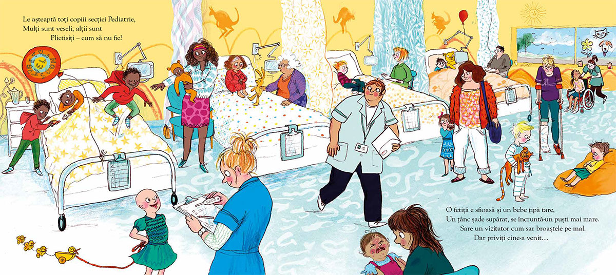 Cățelușa din spital de Julia Donaldson ilustrații de Sara Ogilvie
