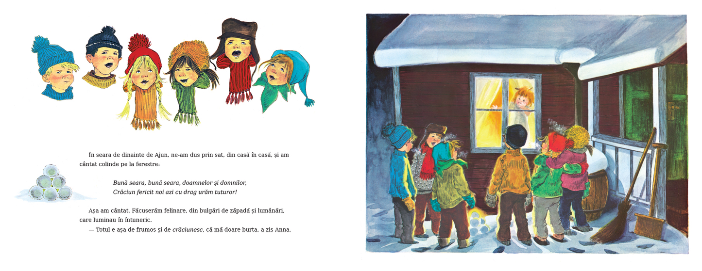 Crăciun în satul Hărmălaia de Astrid Lindgren ilustrații de Ilon Wikland