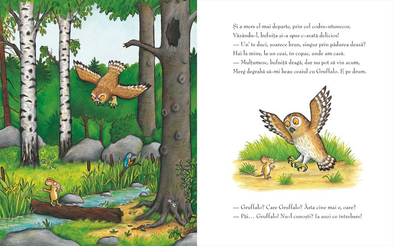 Gruffalo de Julia Donaldson ilustrații de Axel Scheffler