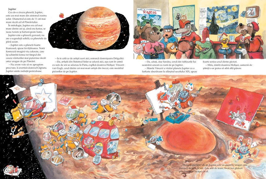 Hai-hui prin Univers de Mauri Kunnas ilustrații de Mauri Kunnas