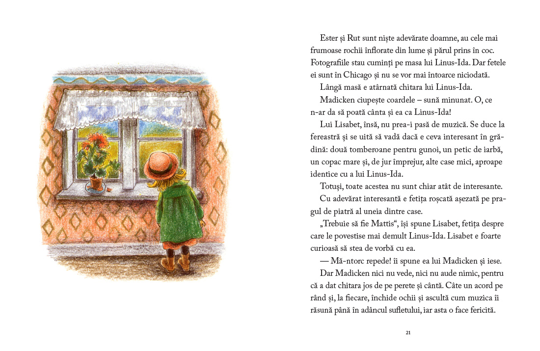 Lisabet și bobul de mazăre de Astrid Lindgren ilustrații de Ilon Wikland