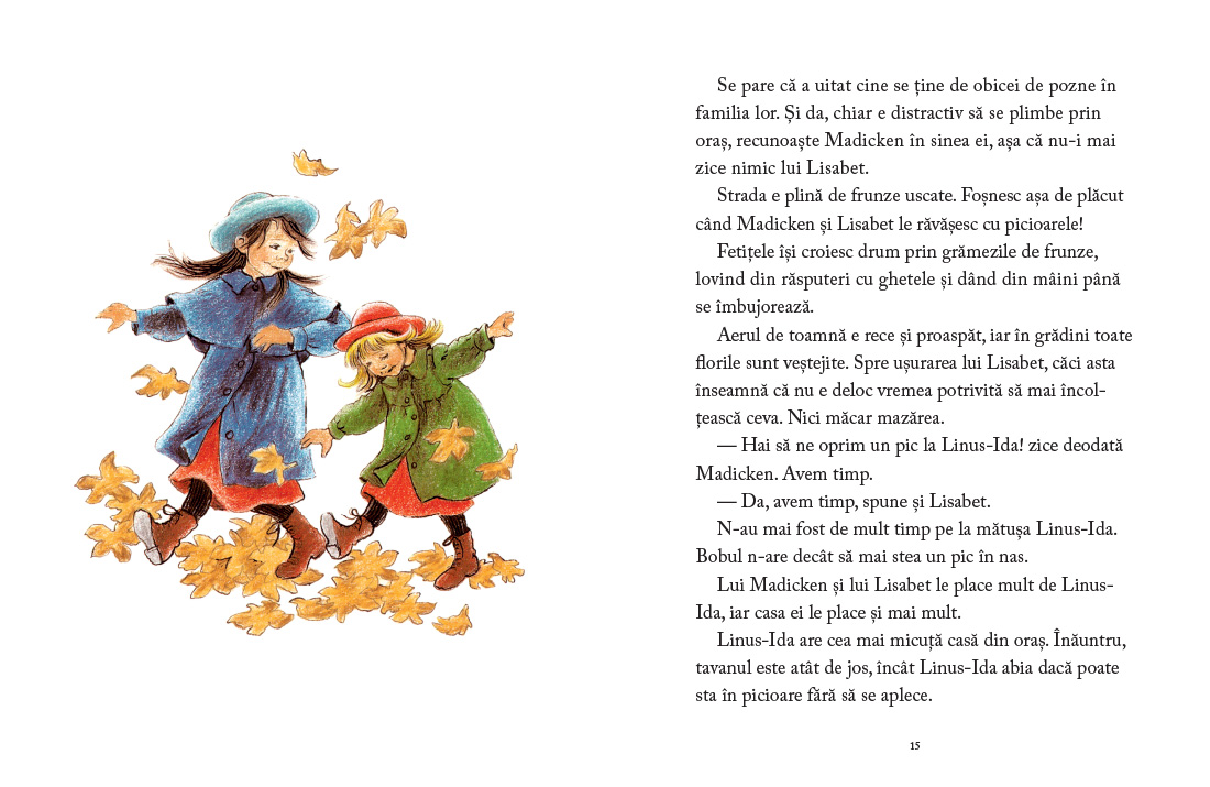 Lisabet și bobul de mazăre de Astrid Lindgren ilustrații de Ilon Wikland