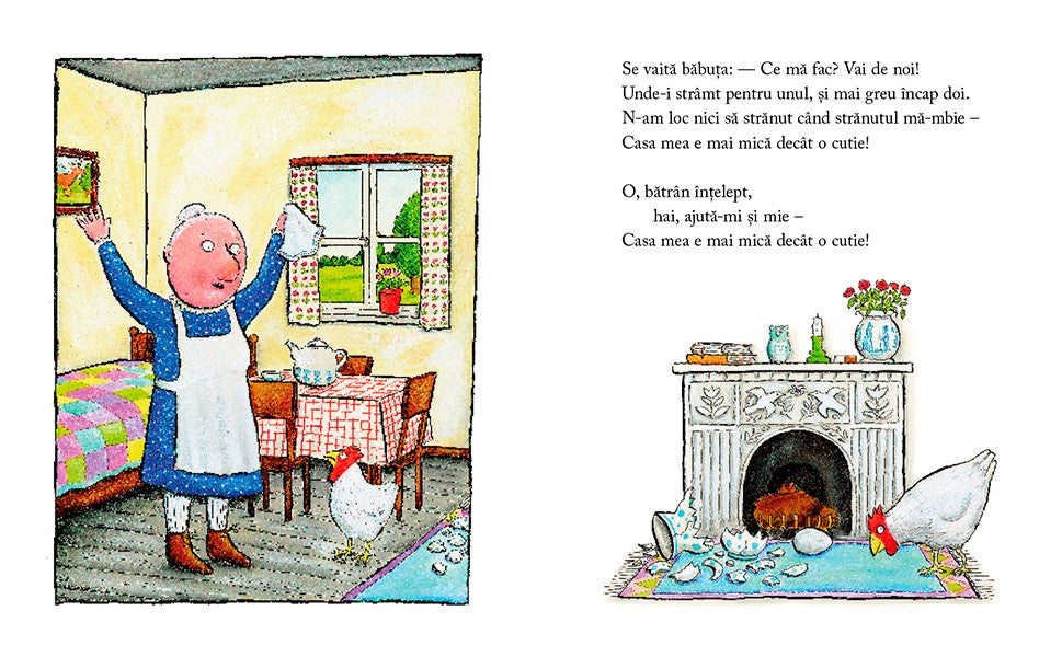 O casă mai mică decât o cutie de Julia Donaldson ilustrații de Axel Scheffler