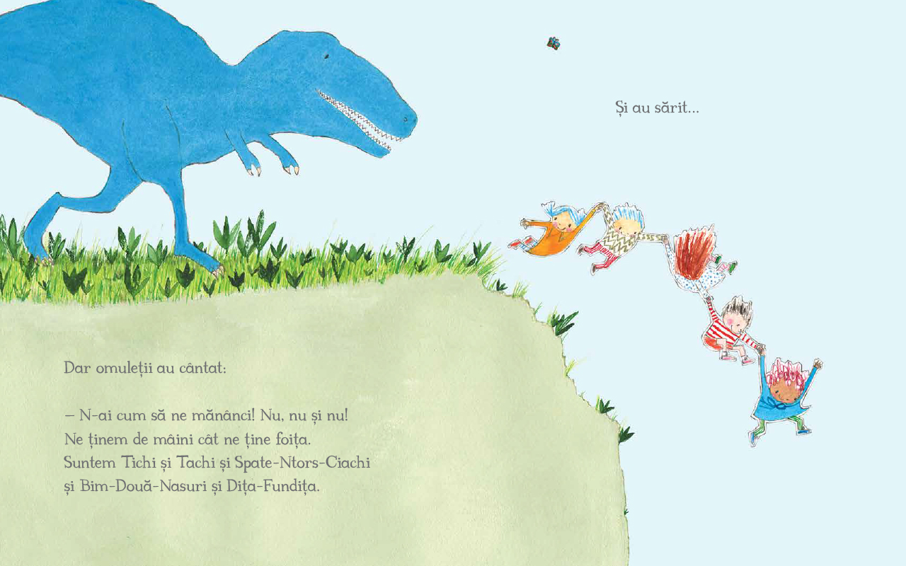 Omuleții de hârtie de Julia Donaldson ilustrații de Rebecca Cobb