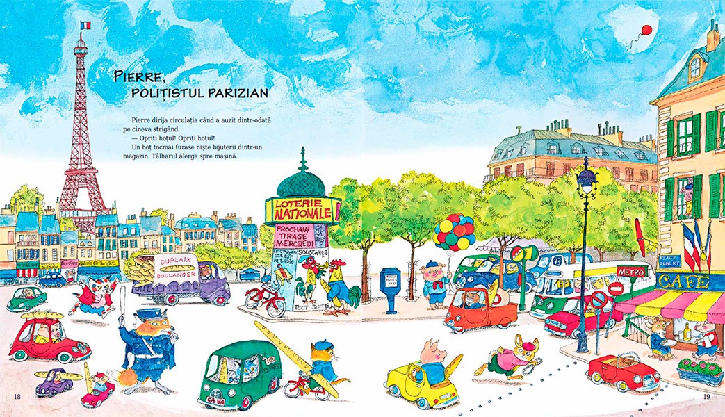 Roată, roată prin lumea toată de Richard Scarry