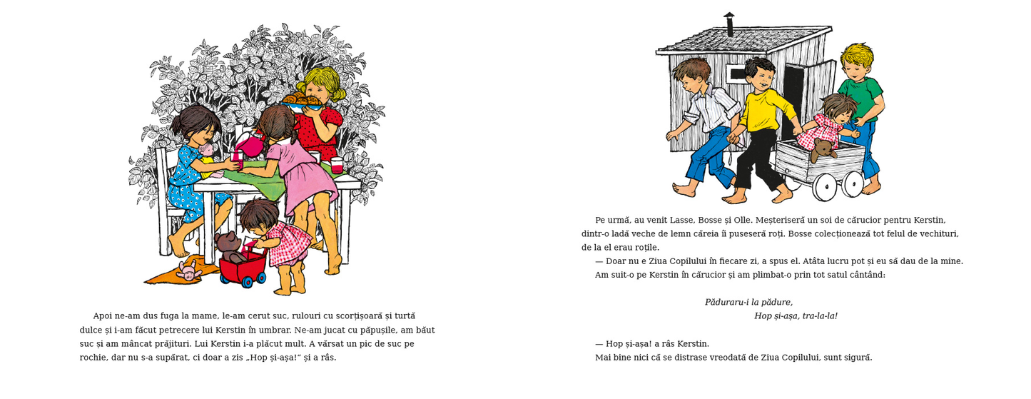 Ziua Copilului în satul Hărmălaia de Astrid Lindgren ilustrații de Ilon Wikland